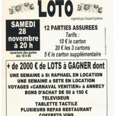 Loto de Creusot Cyclisme