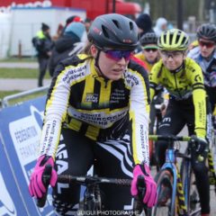 Le championnat de France de cyclo-cross Junior féminine de Flamenville d’Océane Gauthey
