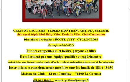 Saison 2024-2025 de CREUSOT CYCLISME :