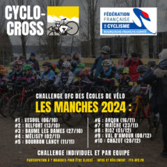 CHALLENGE Bourgogne/Franche Comité CX jeunes  « Cyclo Cross »