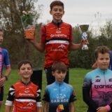 Cyclo Cross de Verdun sur le Doubs FSGT: Hugo ANTUNES , Mathieu PERROUX, Pierre Fabien DAUVILLAIRE Champions départementaux