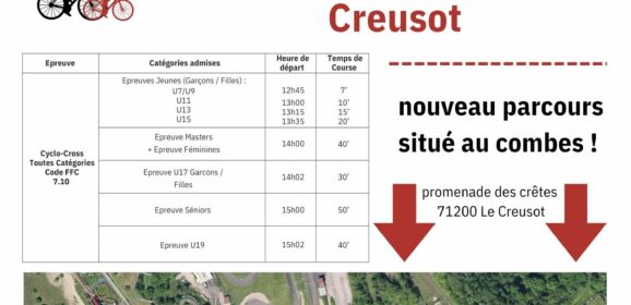 CYCLO_CROSS du CREUSOT dimanche 1er décembre  voir AFFICHE