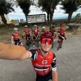 Entrainement de l&rsquo;école de vélo sur les pentes du Mont-Saint-Vincent